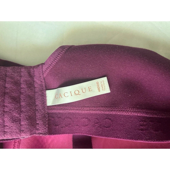 Cacique Lightly Lined No-Wire Bra size 48DDD - Picture 3 of 5